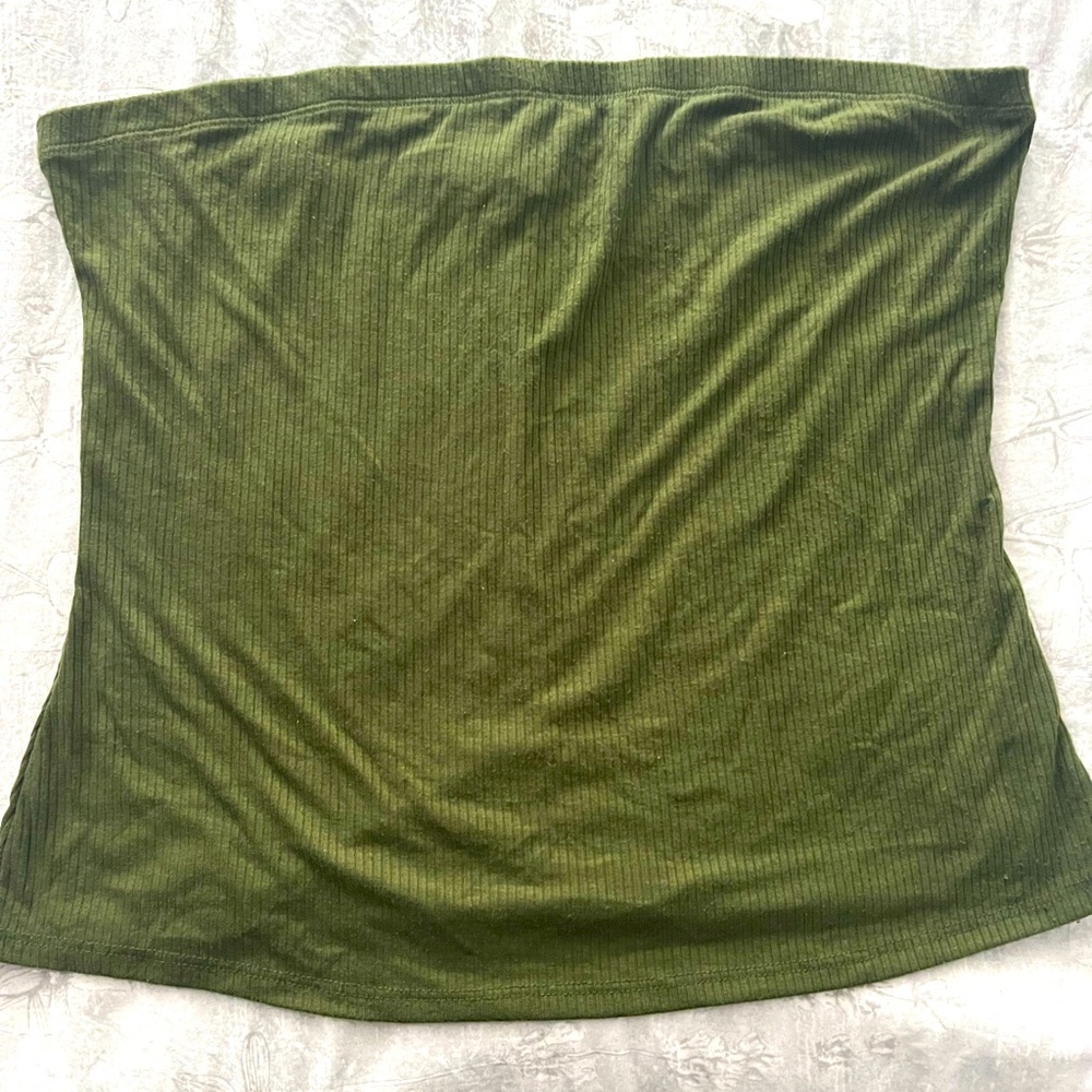Green tube top